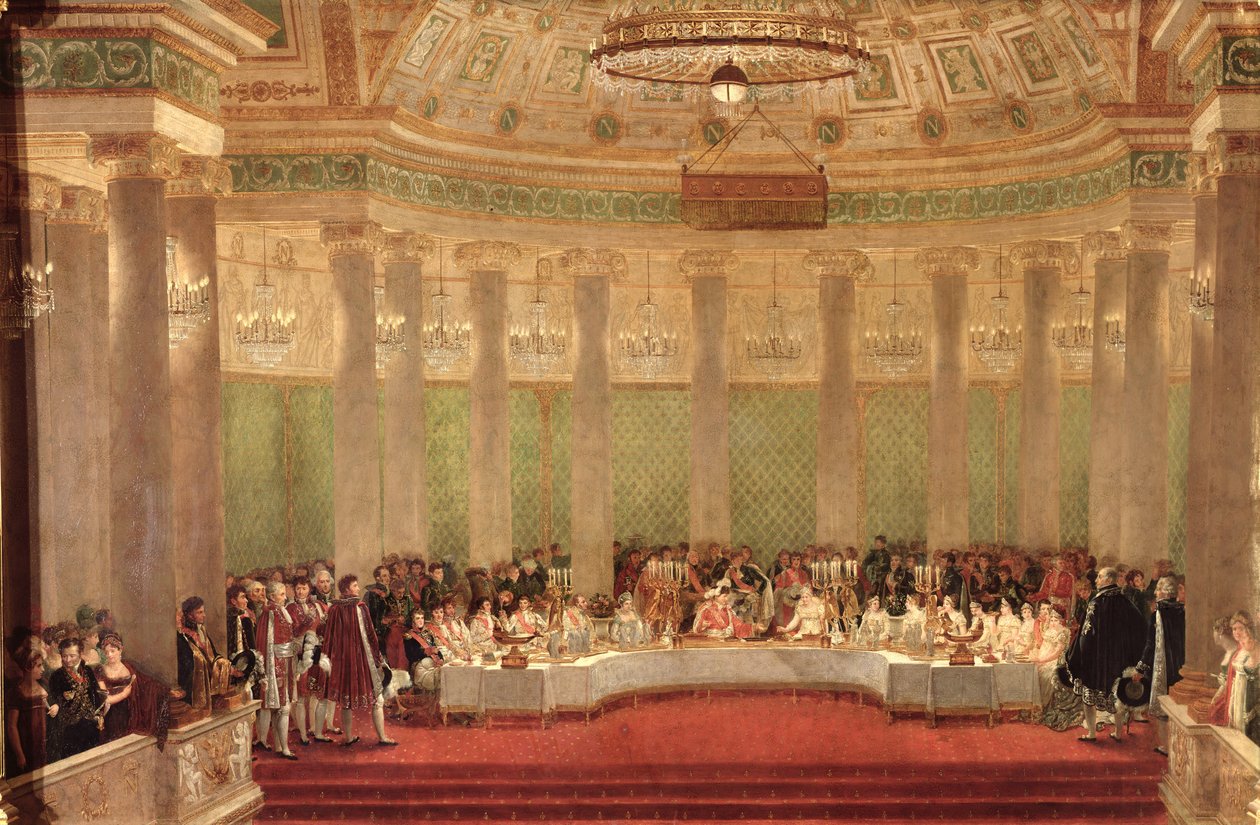 Banketten for ekteskapet til Napoleon Bonaparte (1769-1821) og Marie-Louise de Habsbourg-Lorraine (1791-1847) 1810 av Alexandre Dufay