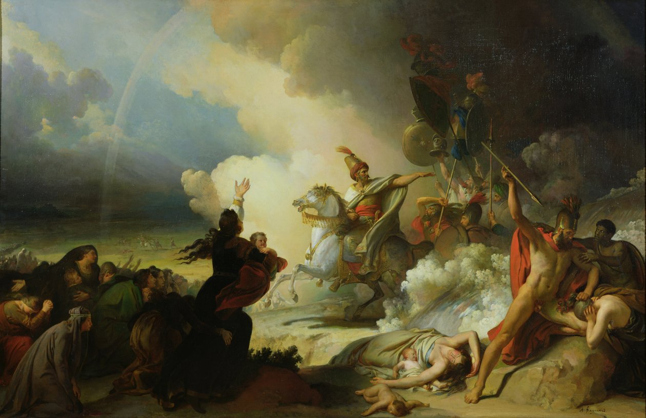 Saladin I (1138-93) i Jerusalem, ca. 1830-50 av Alexandre Evariste Fragonard
