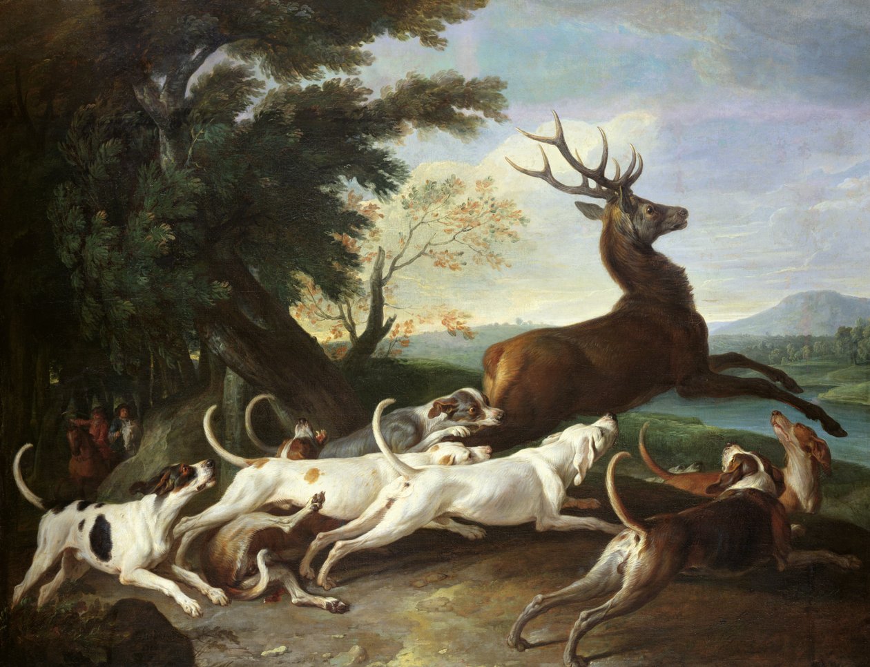 Hjortejakten, 1718 av Alexandre Francois Desportes