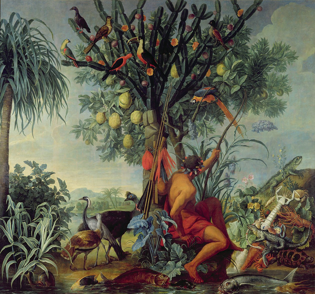 Den indiske jegeren, 1740 av Alexandre Francois Desportes