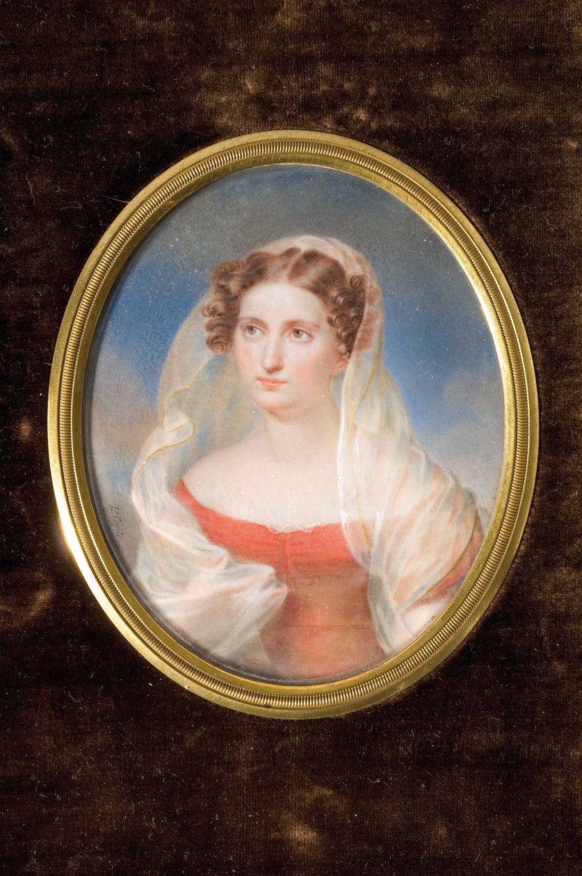 Portrett av grevinne Dolly de Ficquelmont 1804-1863 av Alexandre François Louis Comte de Girardin