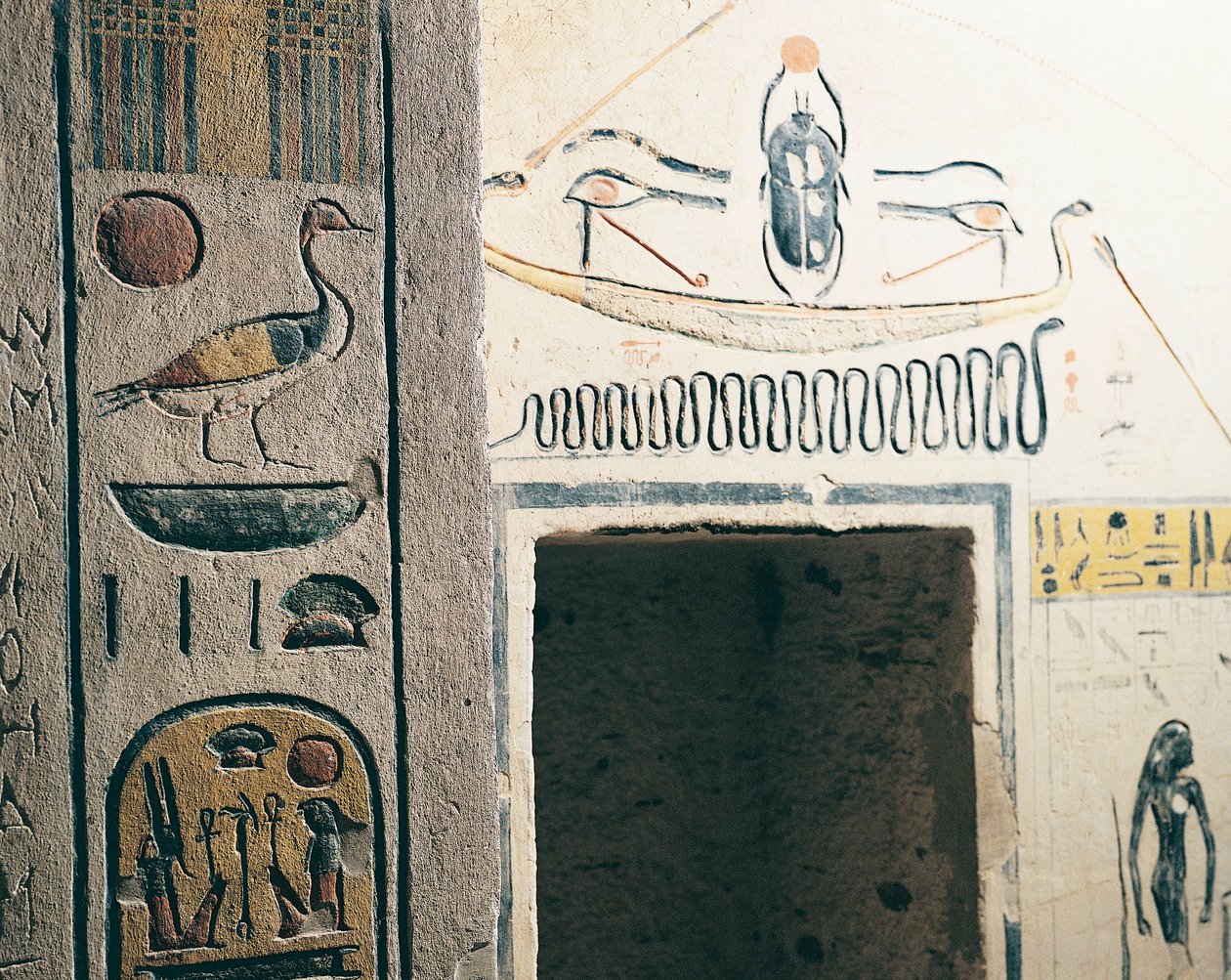 Egypt, antikkens Theben, Luxor, Kongenes dal, Ramses IX