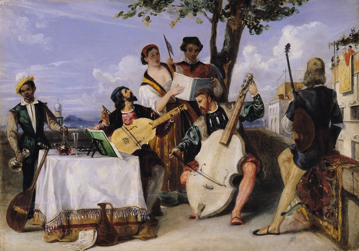 Den venetianske konserten av Alexandre Jean Baptiste Hesse