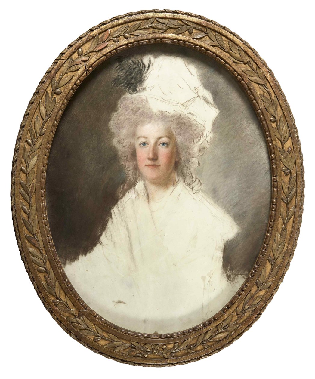 Portrett av dronning Marie Antoinette av Frankrike 1755-1793, 1791-1792. av Alexandre Kucharski
