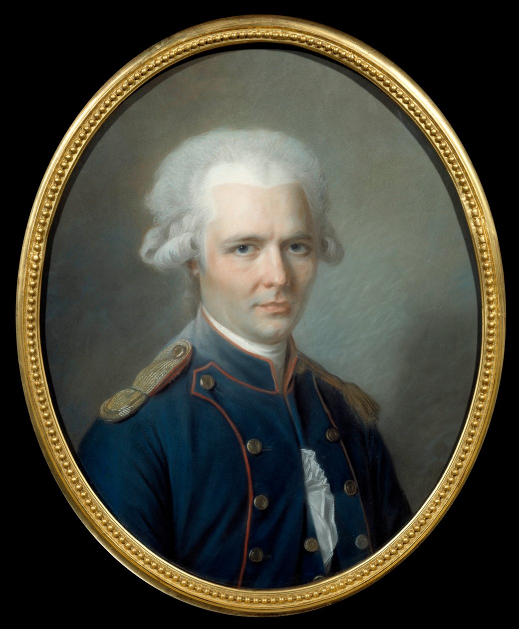 Portrett av den franske forfatteren Pierre Choderlos de Laclos (1741-1803) Pastellmaleri tilskrevet Aleksander Kucharski (1741-1819). 1700-tallets søn. 0,55x0,45 m Amiens, musee de l'hotel de Berny - Portrett av den franske forfatteren Pierre Choderlos av Alexandre Kucharski
