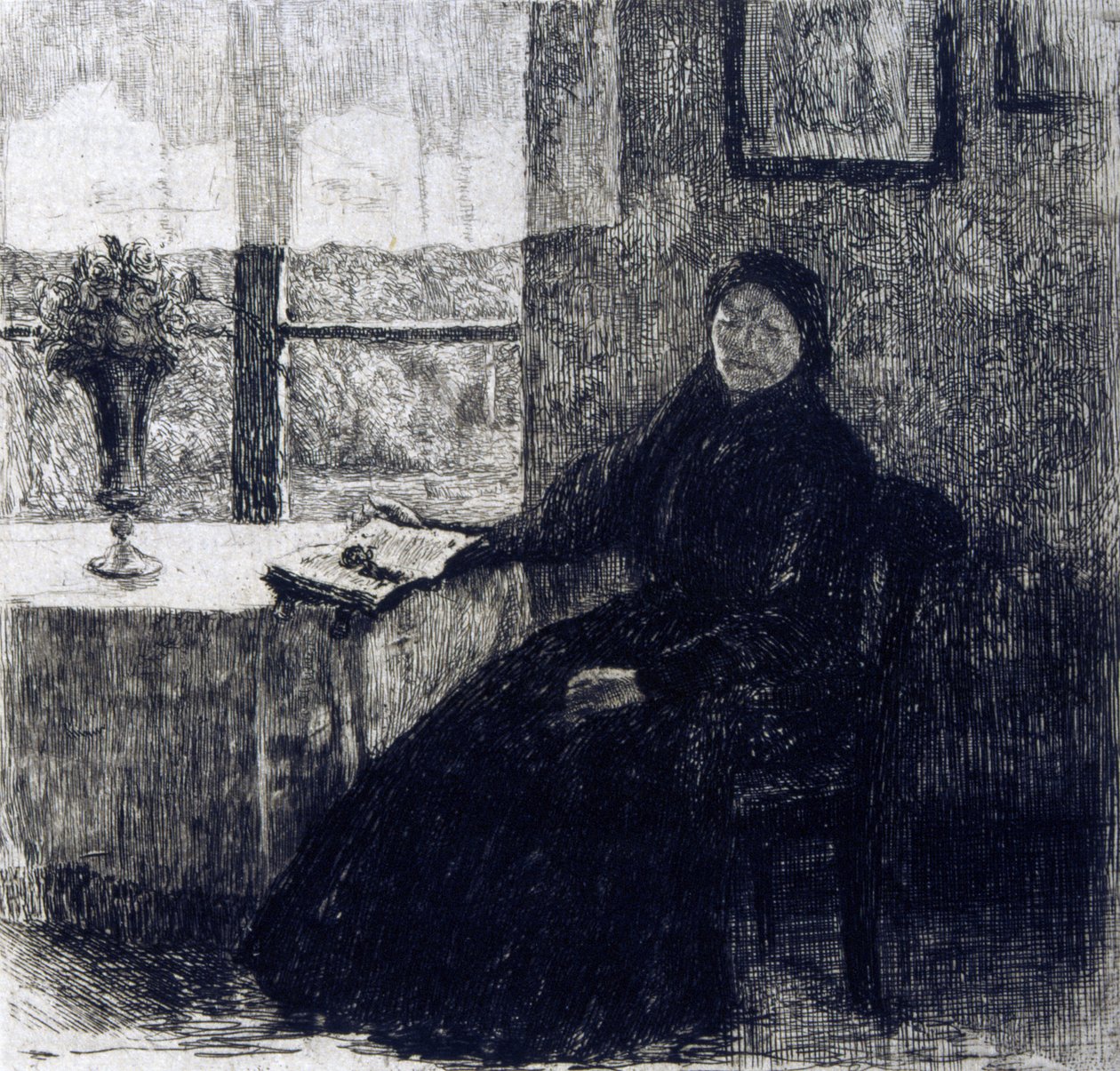 Bestemor, 1909 av Alexandre Lunois