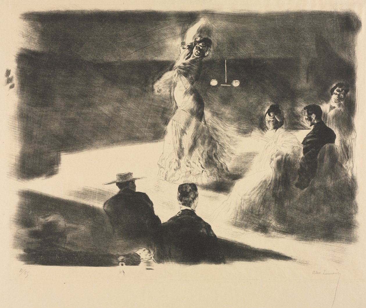 Spansk danser. av Alexandre Lunois