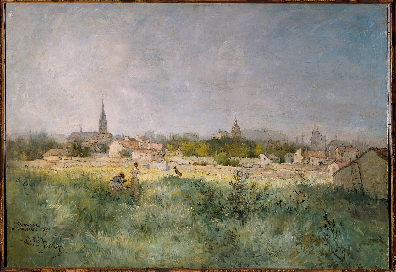 Vaugirard-kampanjen i 1881 Maleri av Alexandre Prevost (1800-tallet) Sun. 0,46 x 0,65 m Paris. Karnevalsmuseet av Alexandre Prevost