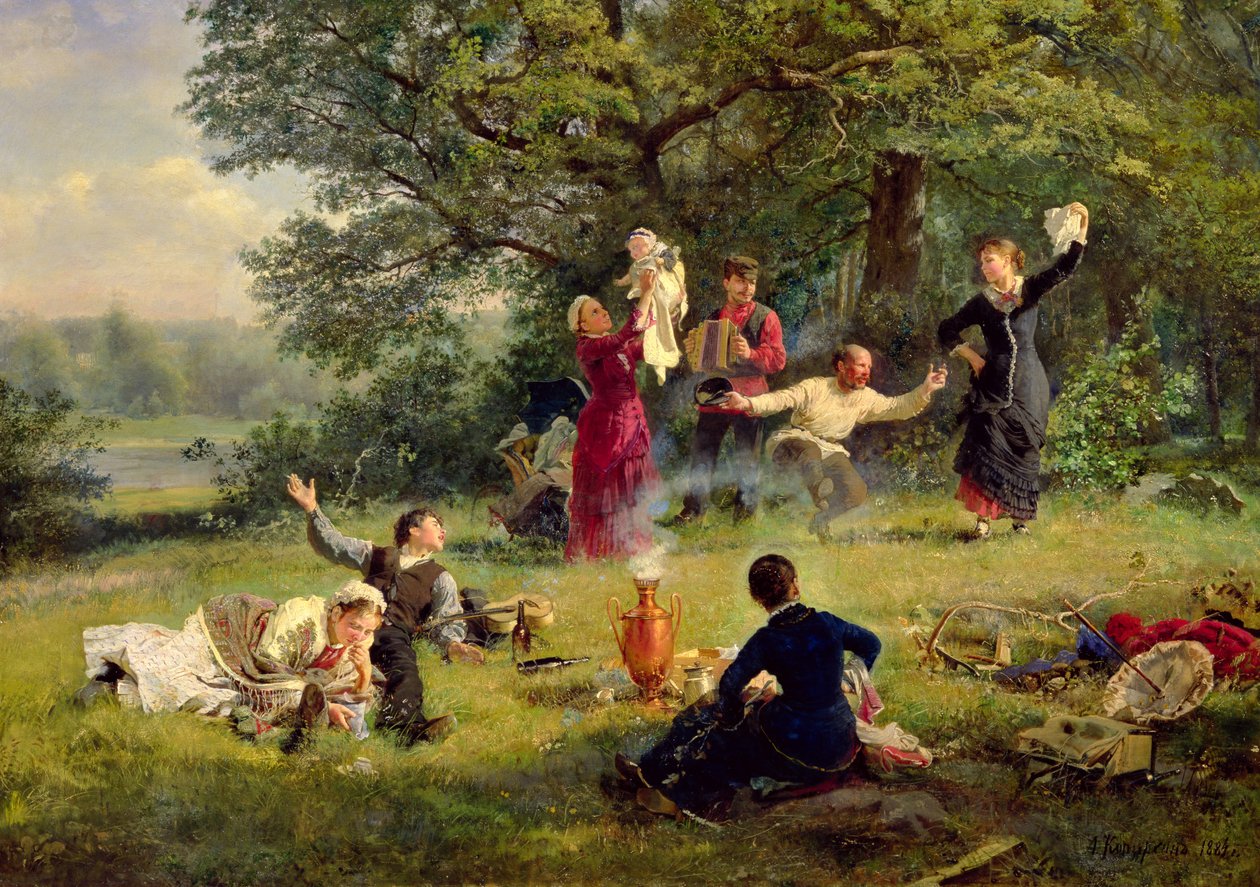 søndag, 1884 av Alexei Korsuchin