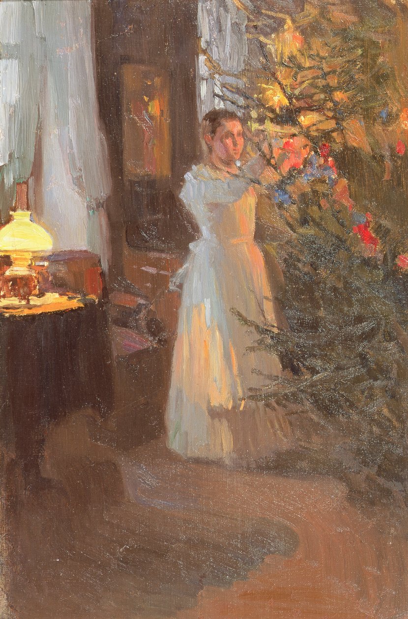 Juletreet, 1910 av Alexei Mikhailovich Korin