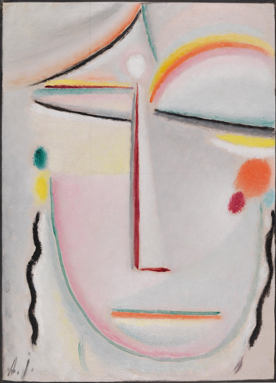 Abstrakt hode: Enlightenment II, 1919. av Alexei Javlensky von