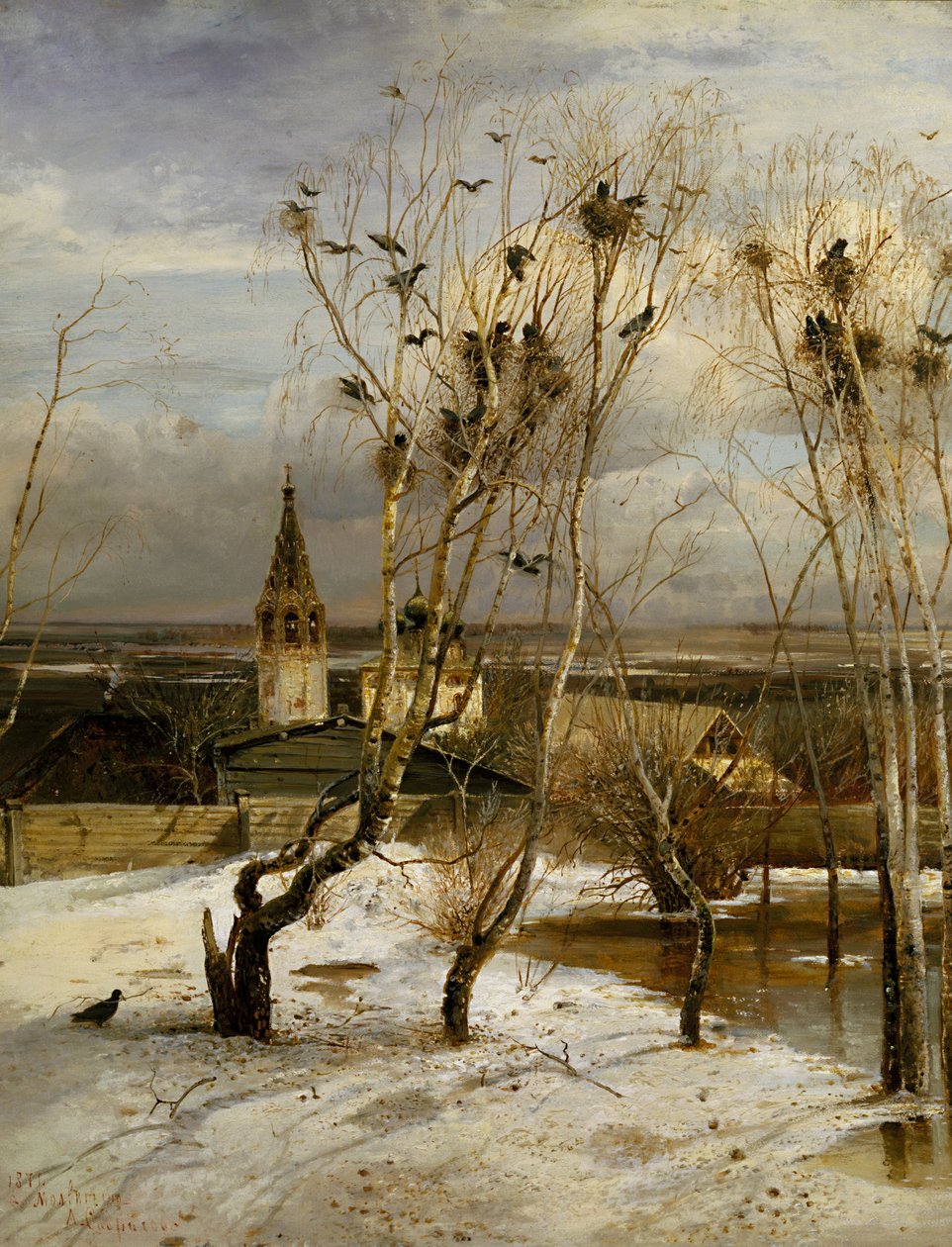 Rooks har kommet tilbake av Alexei Kondratievich Savrasov