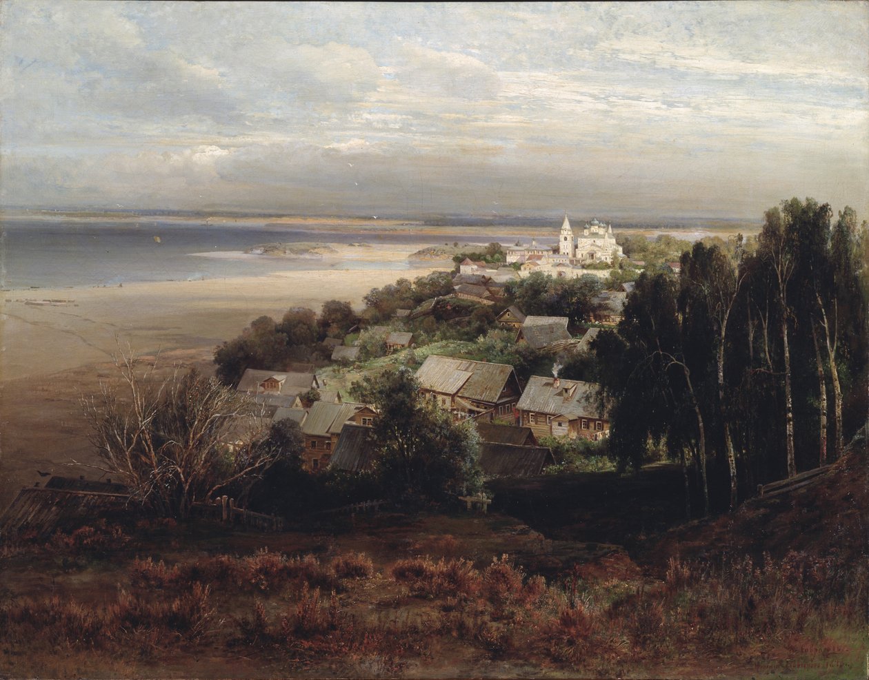 Cave Monastery of the Ascension of Jesus, nær Nizhny Novgorod av Alexei Kondratjewitsch Sawrassow