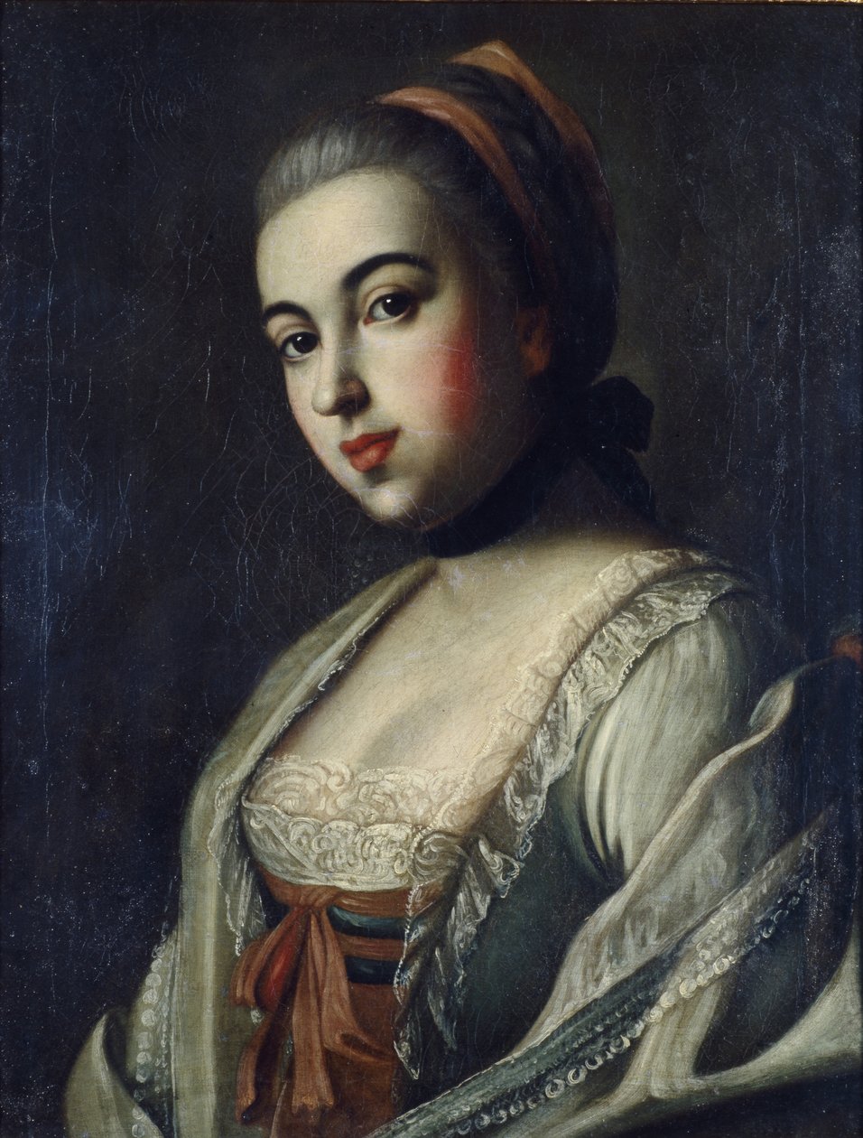 Portrett av grevinne Anna Vorontsova 1743-1769, 1761 av Alexei Petrovich Antropov