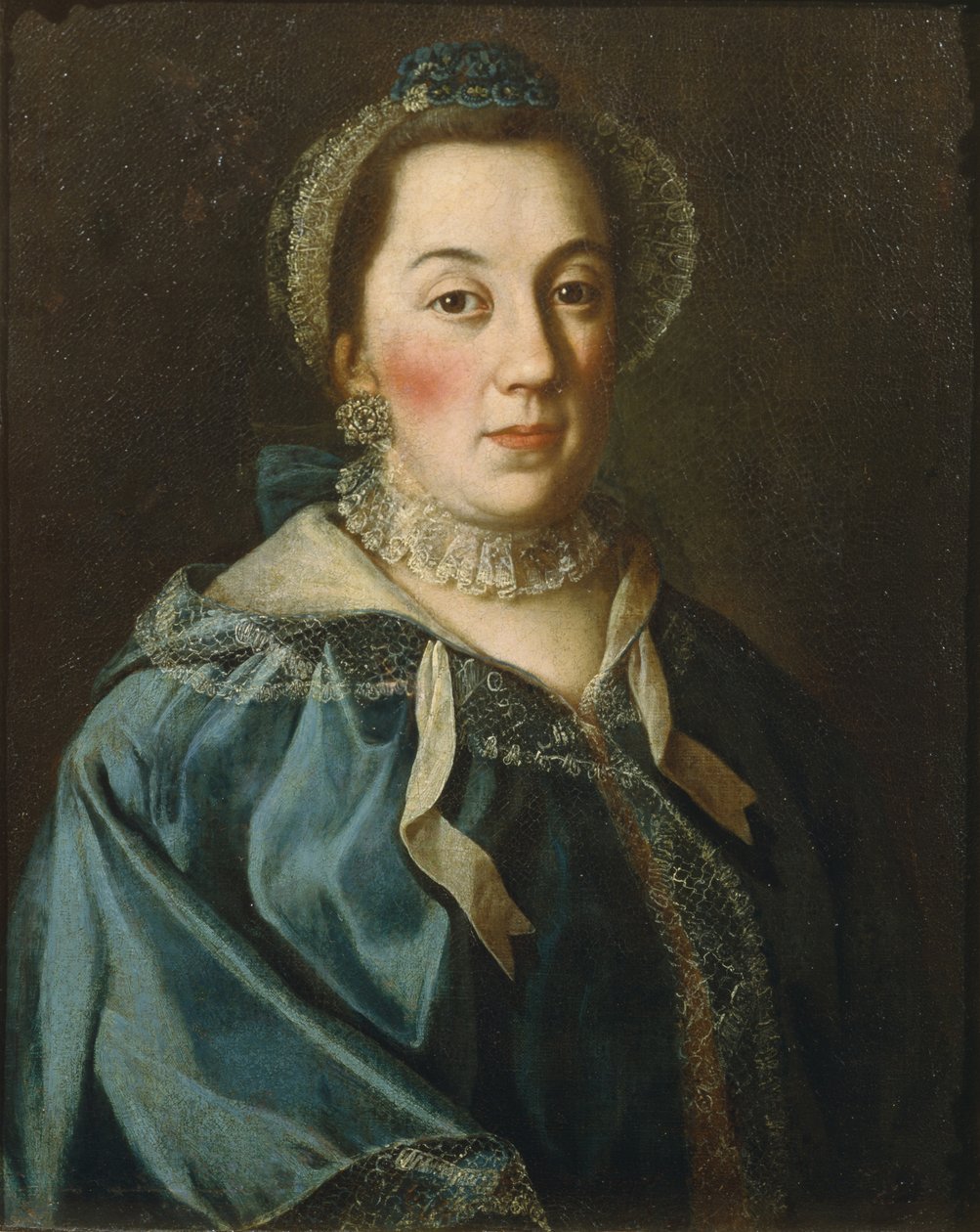 Portrett av grevinne Yelizaveta Franzevna Buturliina, 1763 av Alexei Petrovich Antropov