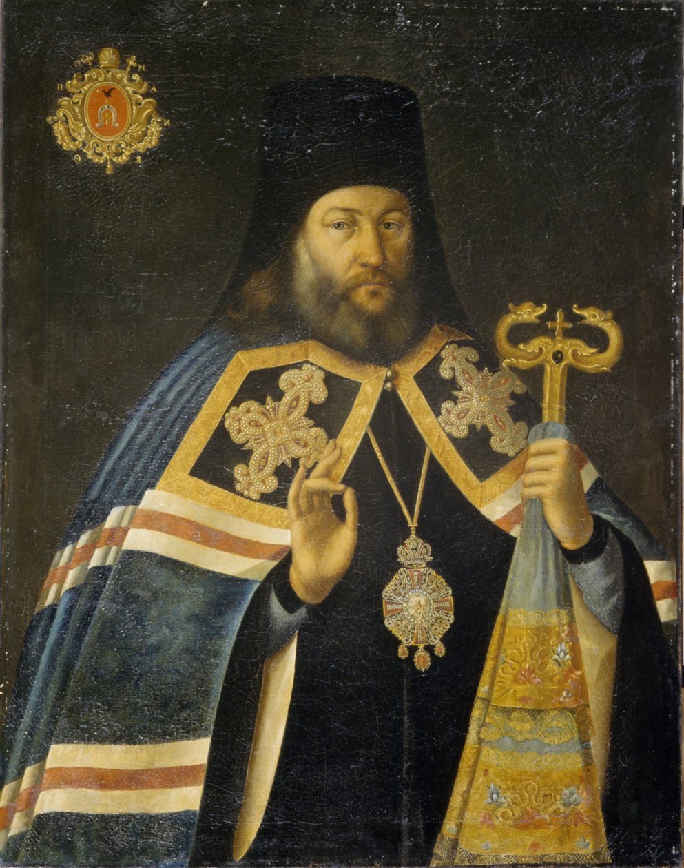 Theodosius Yankovsky, erkebiskop av St. Petersburg og Prior av Alexander Nevsky-klosteret, 1770-tallet av Alexei Petrovich Antropov