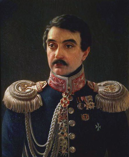 Portrett av komponisten Alexis Lvov (1798-1870) av Alexei Vasilievich Tyranov