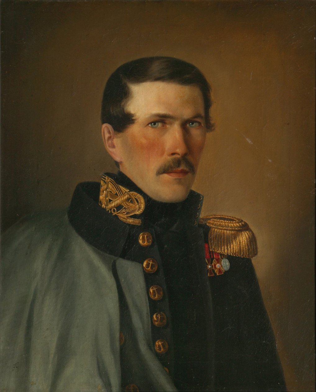Portrett av en sjøoffiser av Alexei Vasilyevich Tyranov