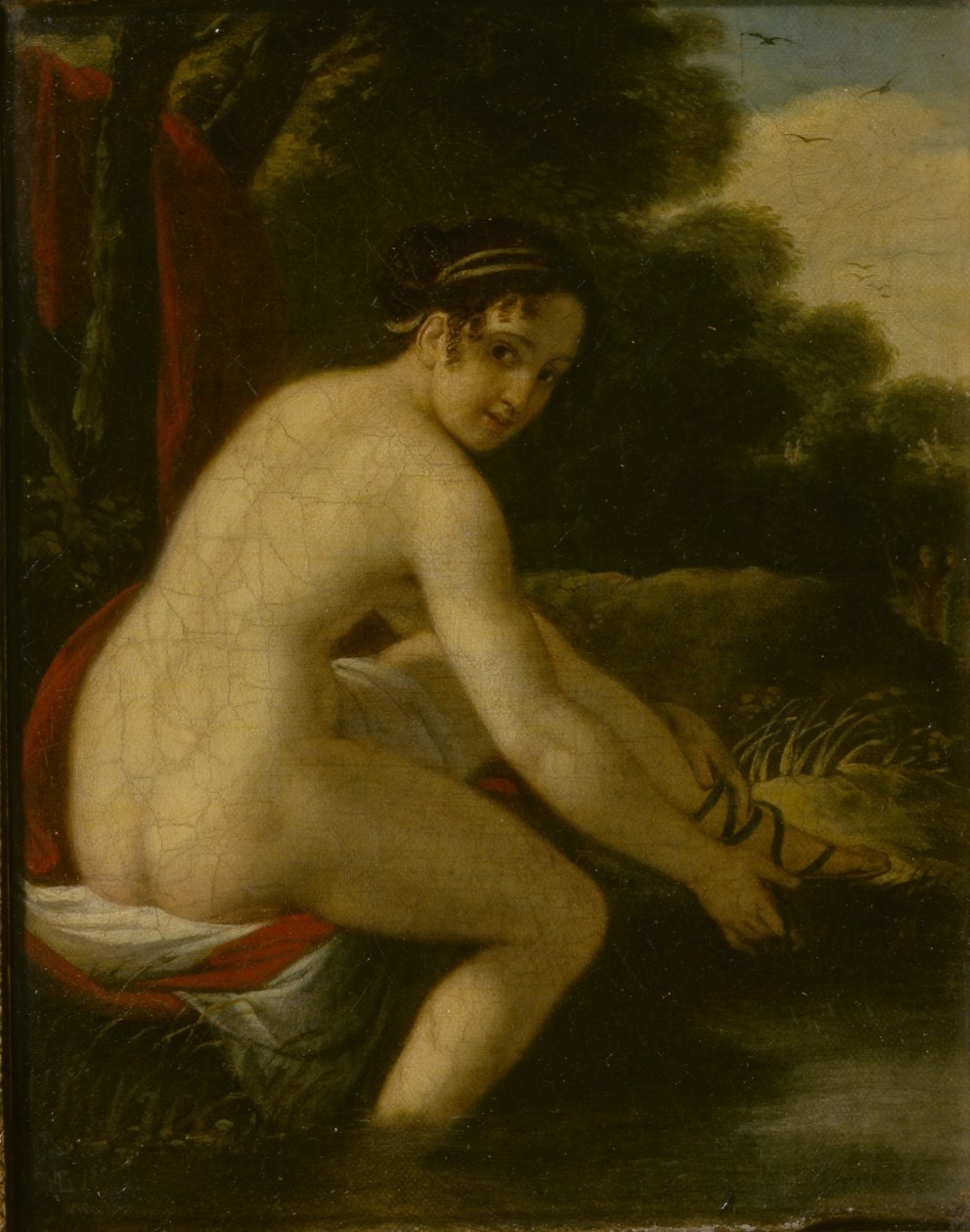Susanna ved hennes bad, 1813 av Alexei Yegorovich Yegorov