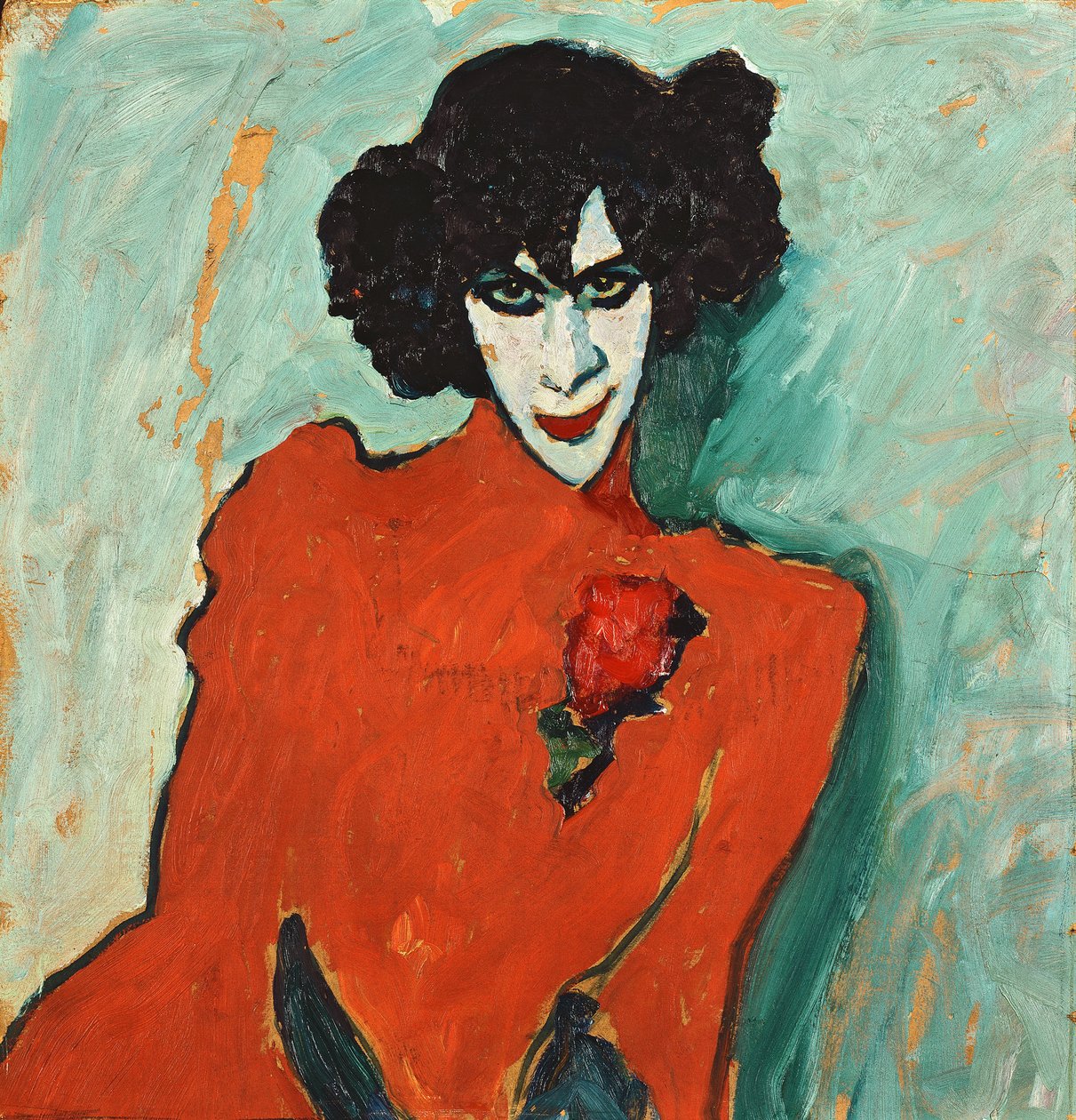 Portrett av danseren Aleksandr Sakharov av Alexej von Jawlensky