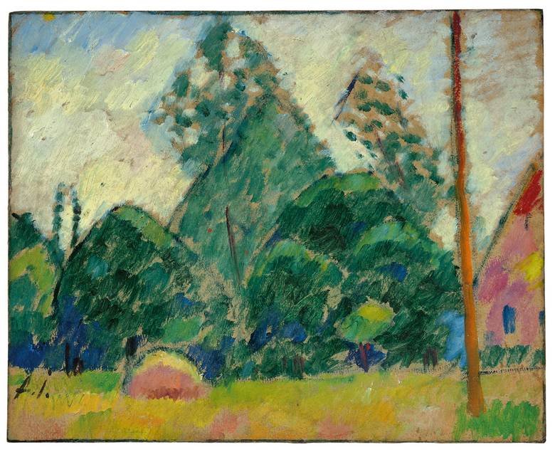 Rundt slott med Baume av Alexej von Jawlensky