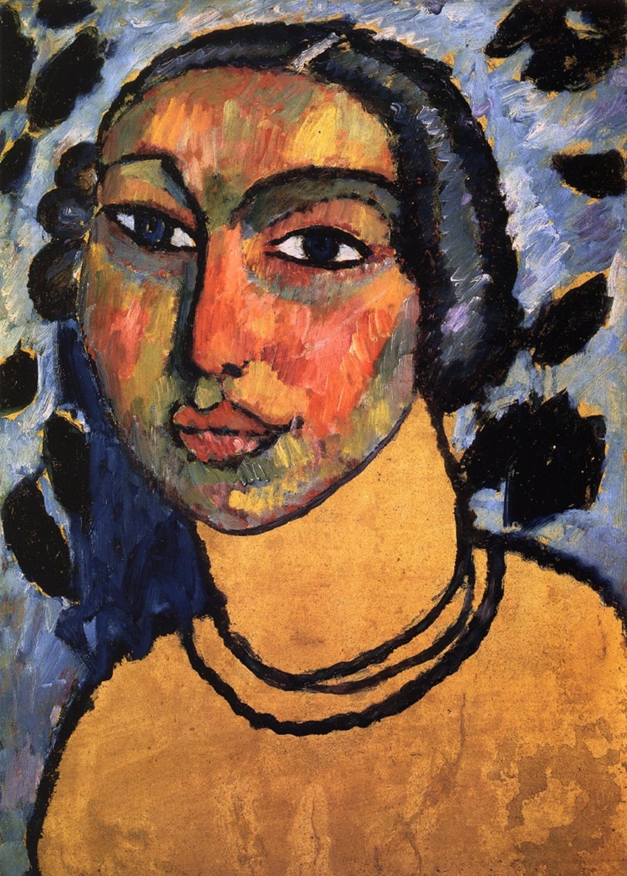 En jødisk kvinne, ca. 1912 av Alexej von Jawlensky