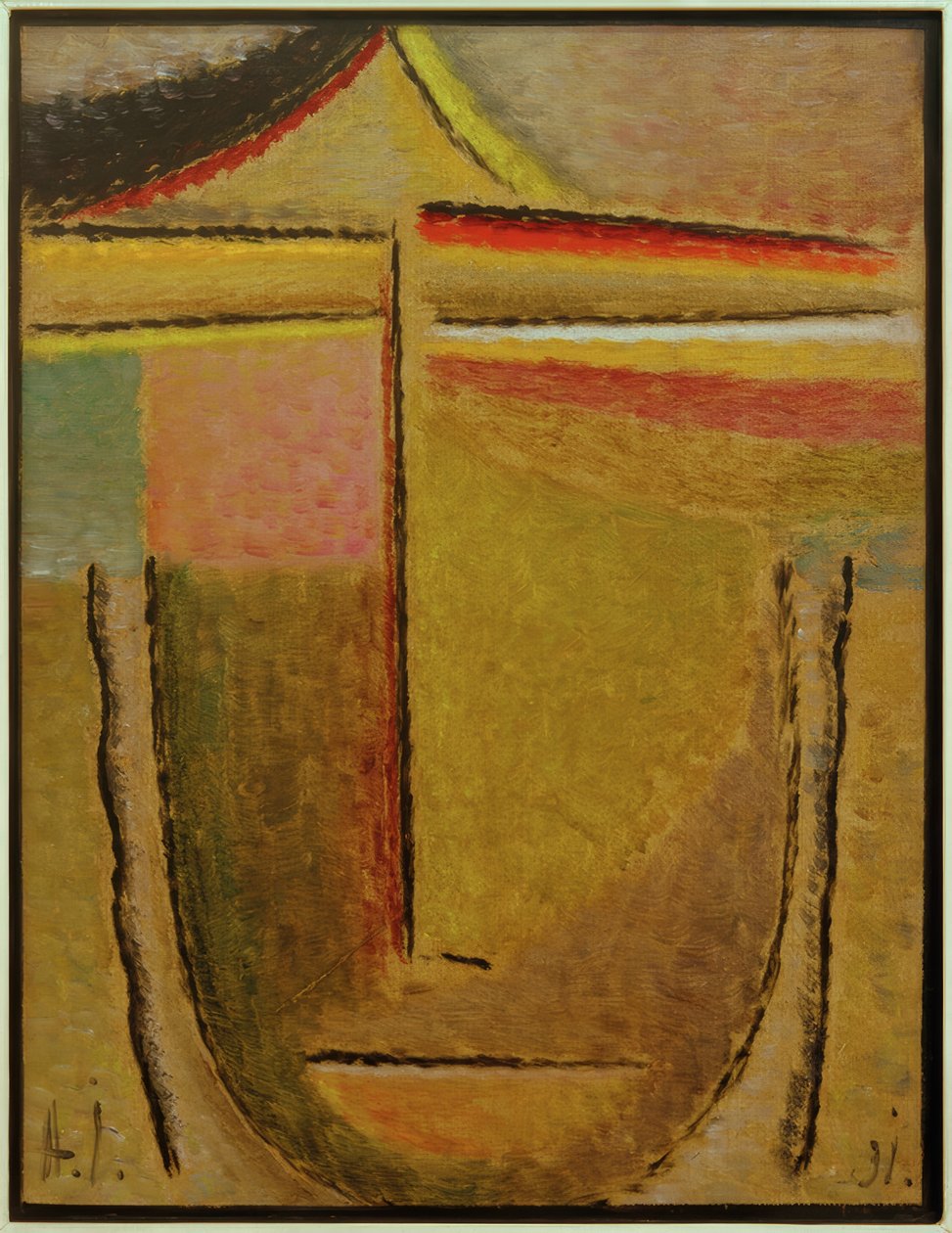 Abstrakt hode: Apollo av Alexej von Jawlensky