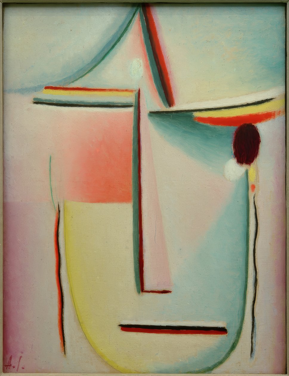 Abstrakt hode: skjebne av Alexej von Jawlensky