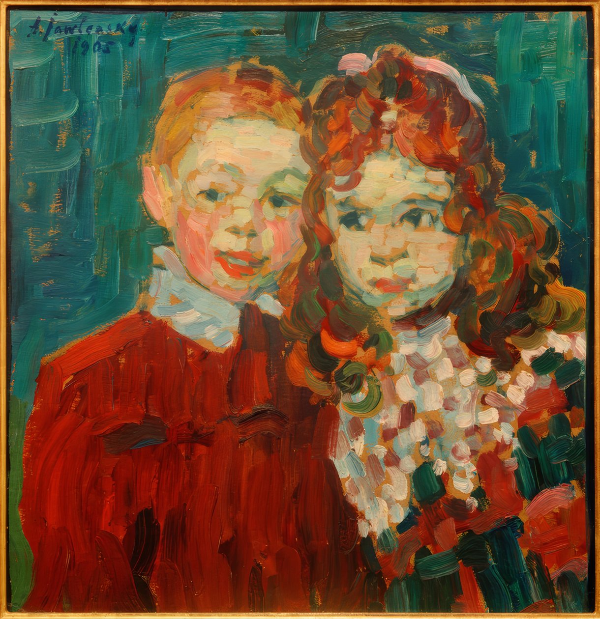 André og Katja av Alexej von Jawlensky