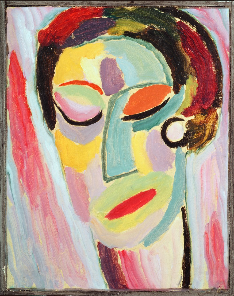 Lukkede øyne av Alexej von Jawlensky