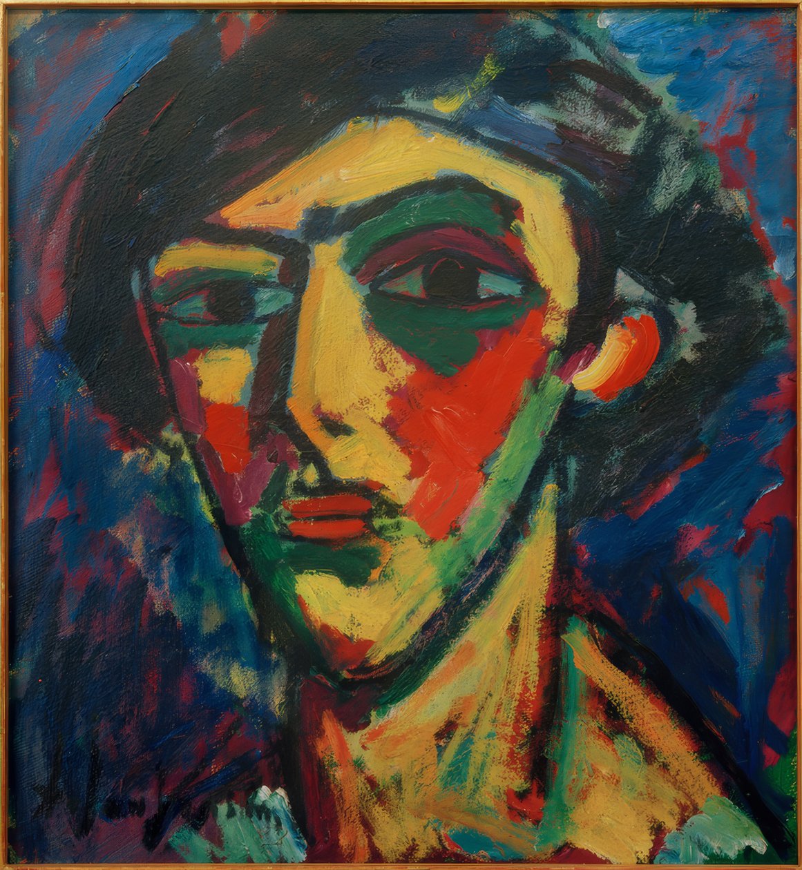 Ung manns hode av Alexej von Jawlensky