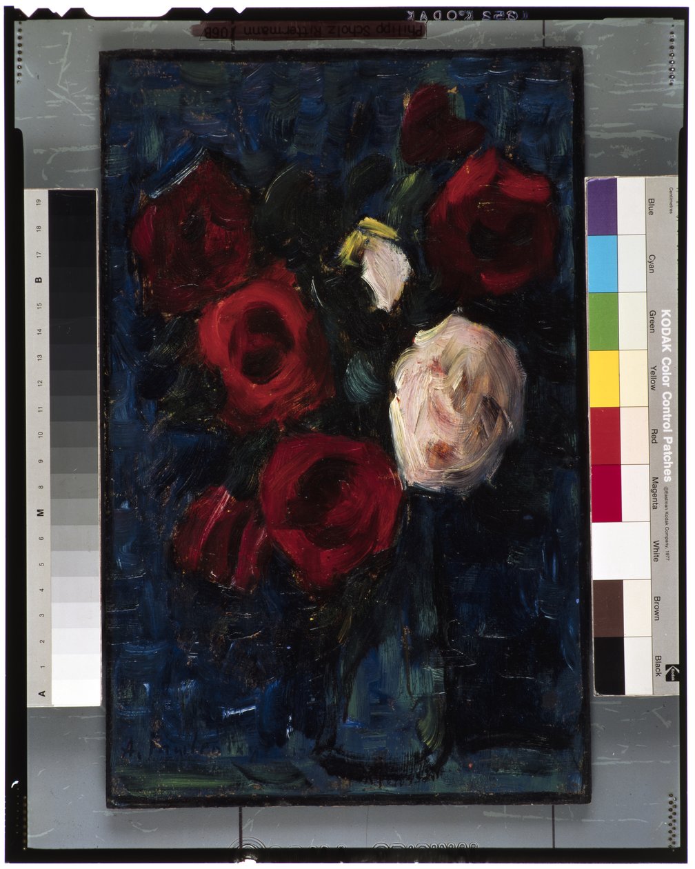Stort stilleben: Roses II, 1937 av Alexej von Jawlensky
