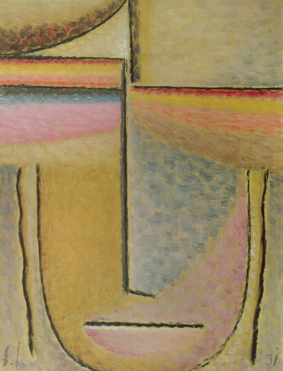 Parthenon, 1932 av Alexej von Jawlensky
