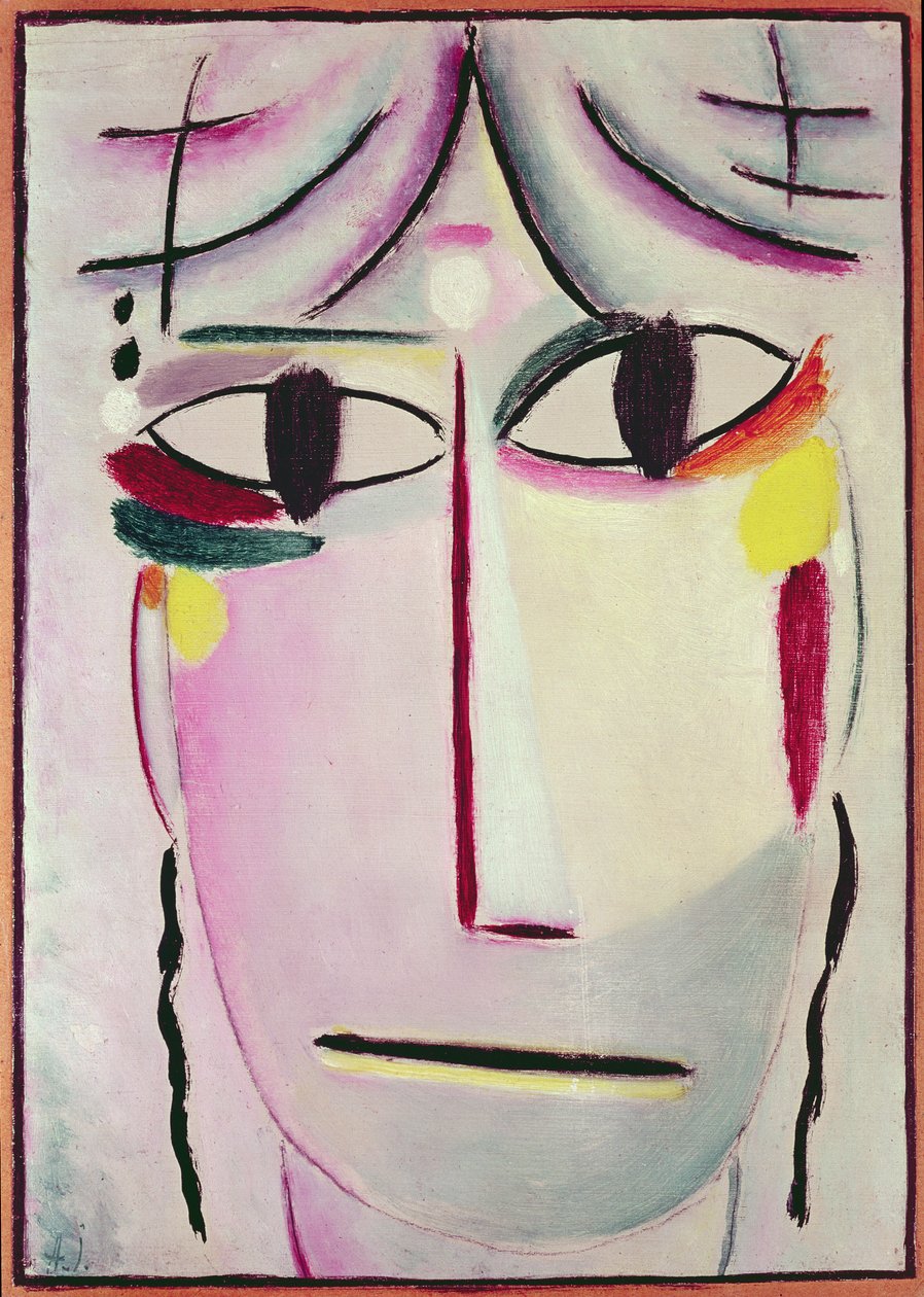 Forløserens ansikt, 1920 av Alexej von Jawlensky