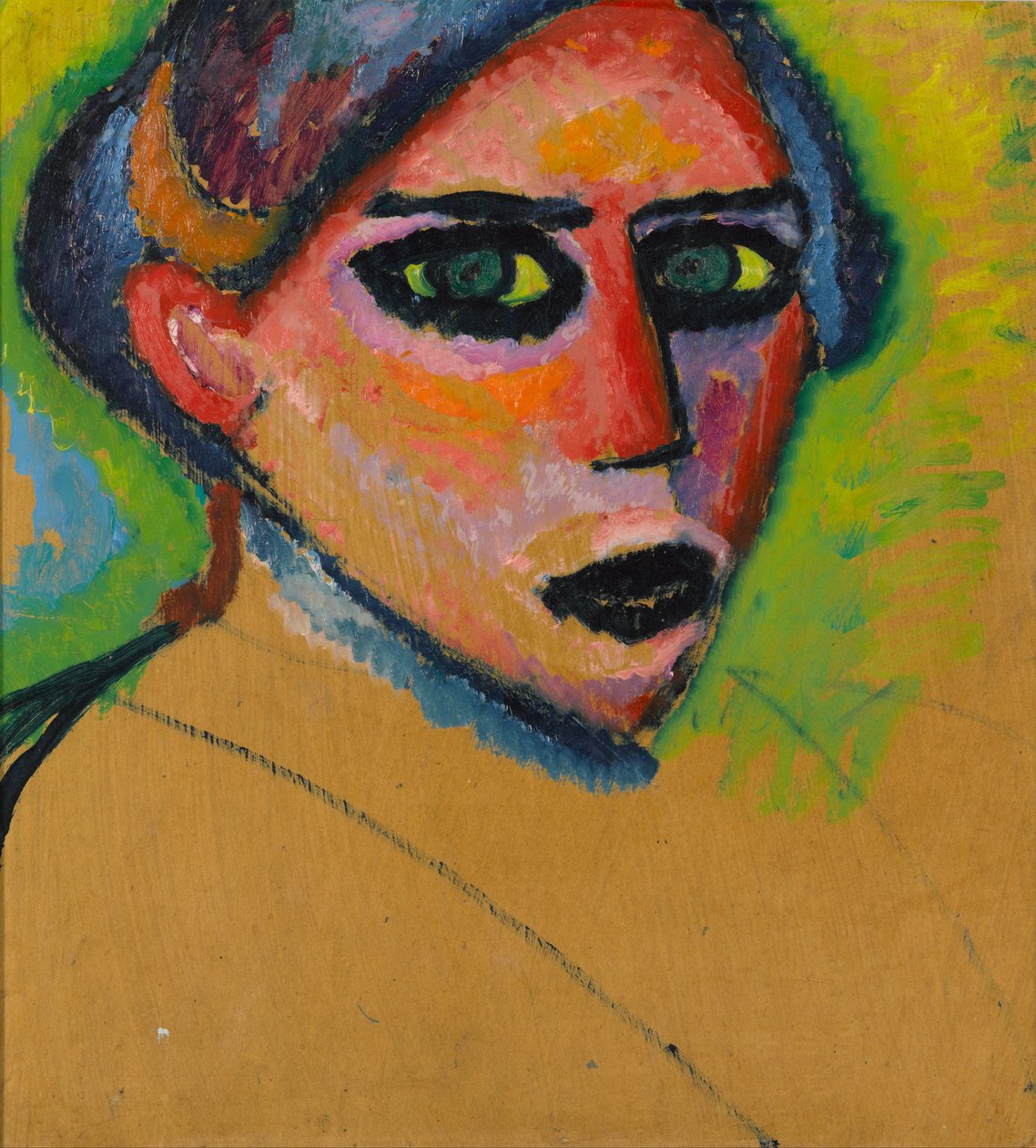 Kvinnens ansikt av Alexej von Jawlensky