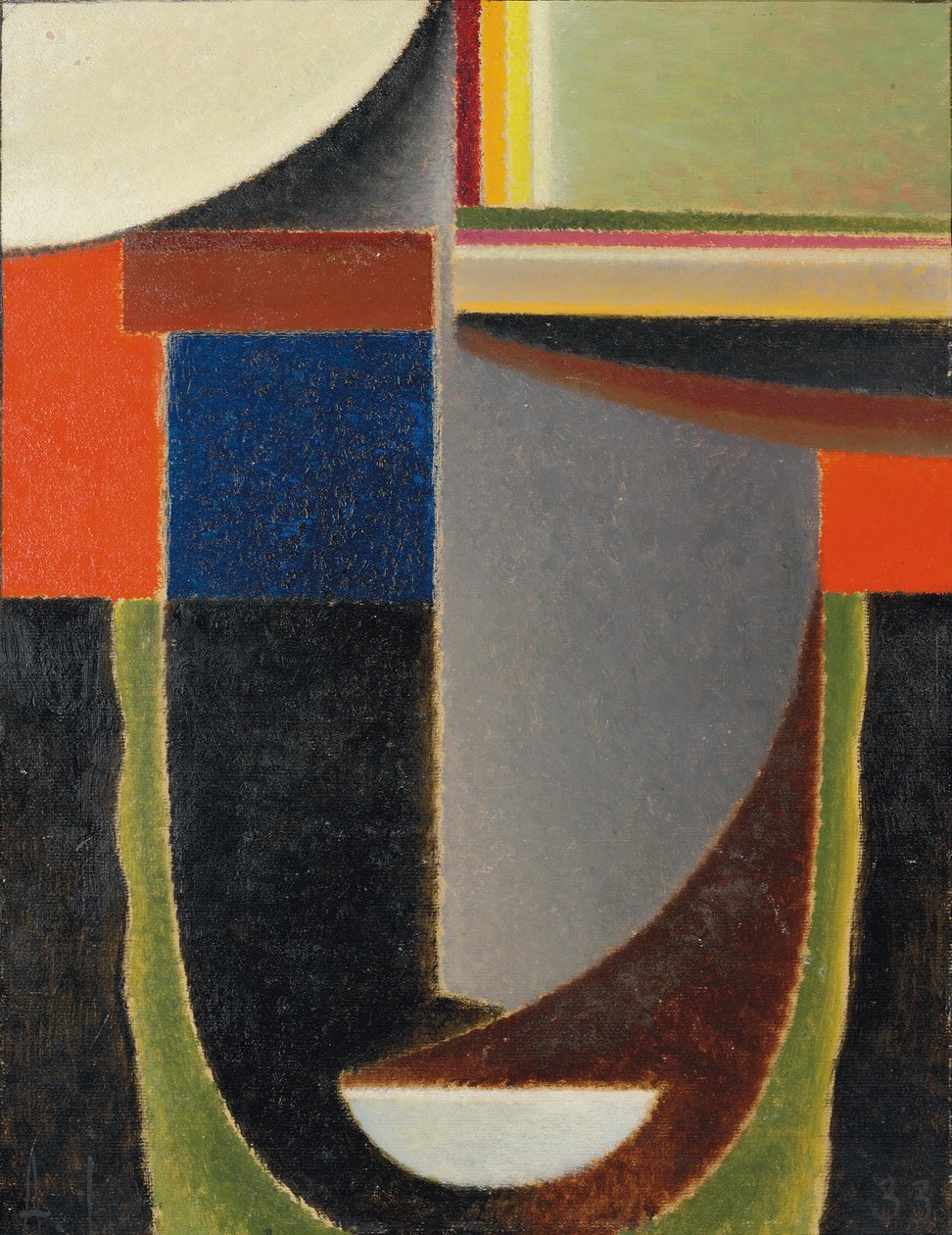 Abstrakt hode: Andante; Abstrakt hode: Andante, 1933 av Alexej von Jawlensky