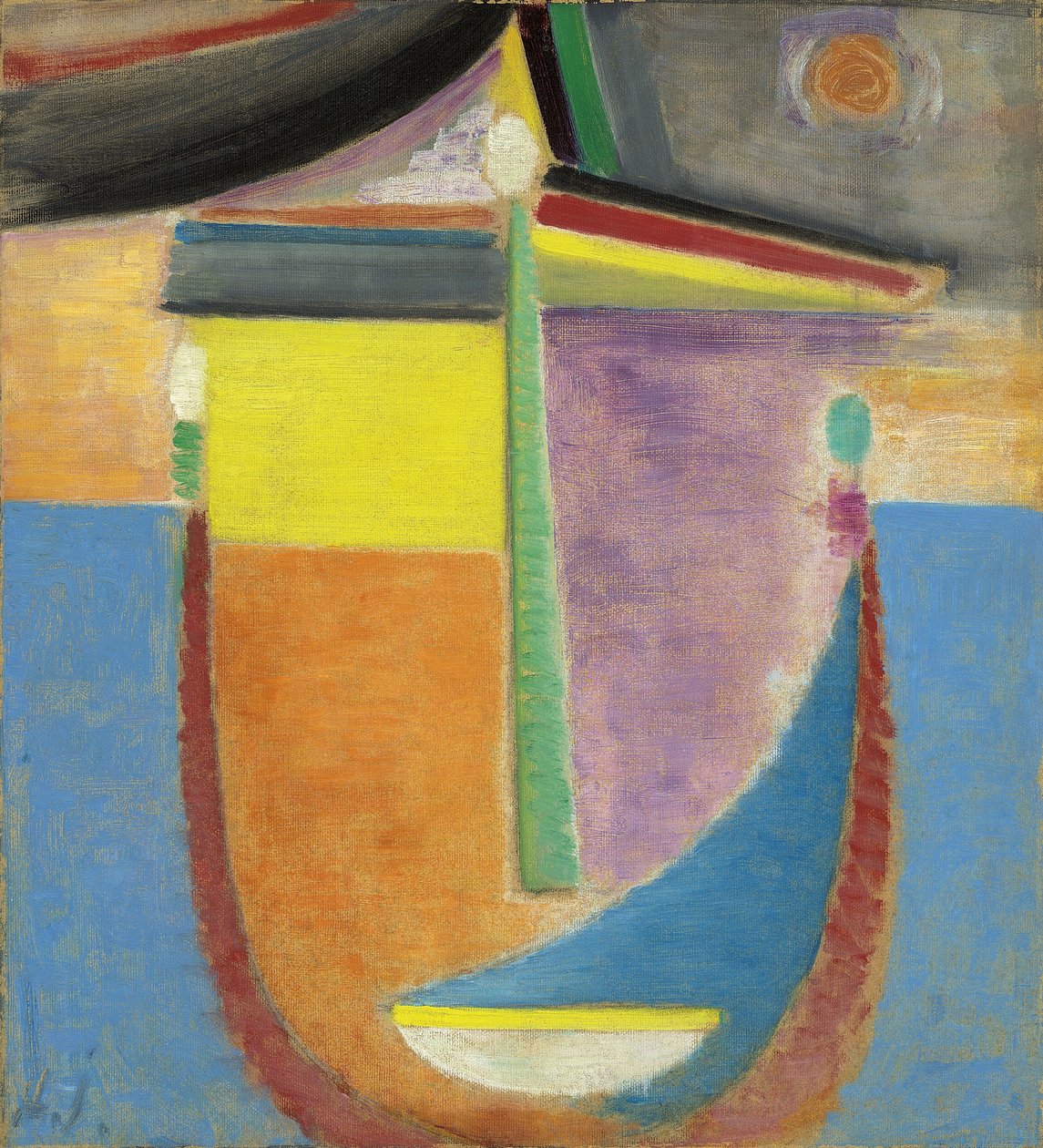 Abstrakt hode: komposisjon, 1924 av Alexej von Jawlensky