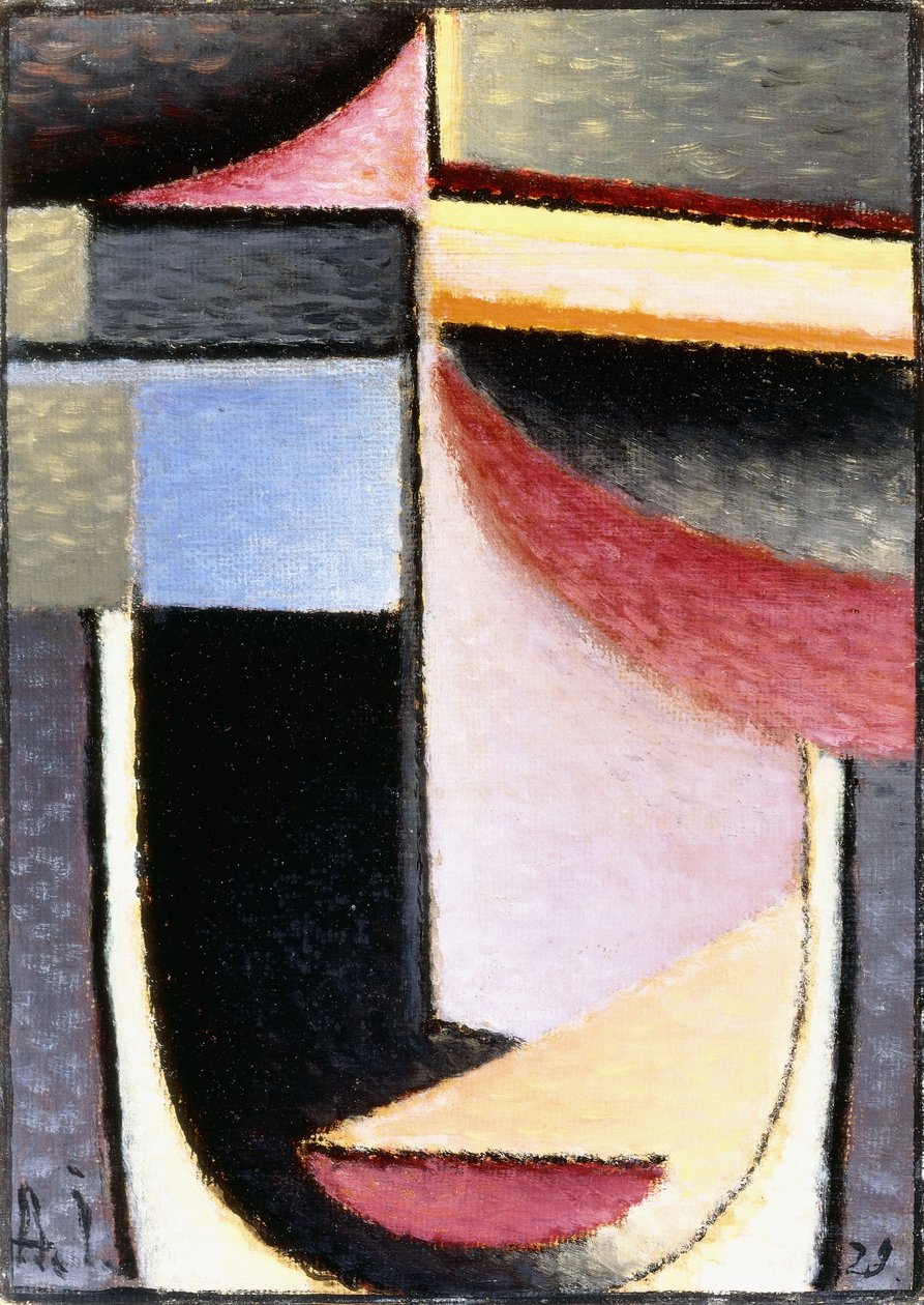 Abstrakt Head: The Chalice Passed Me, 1929 av Alexej von Jawlensky
