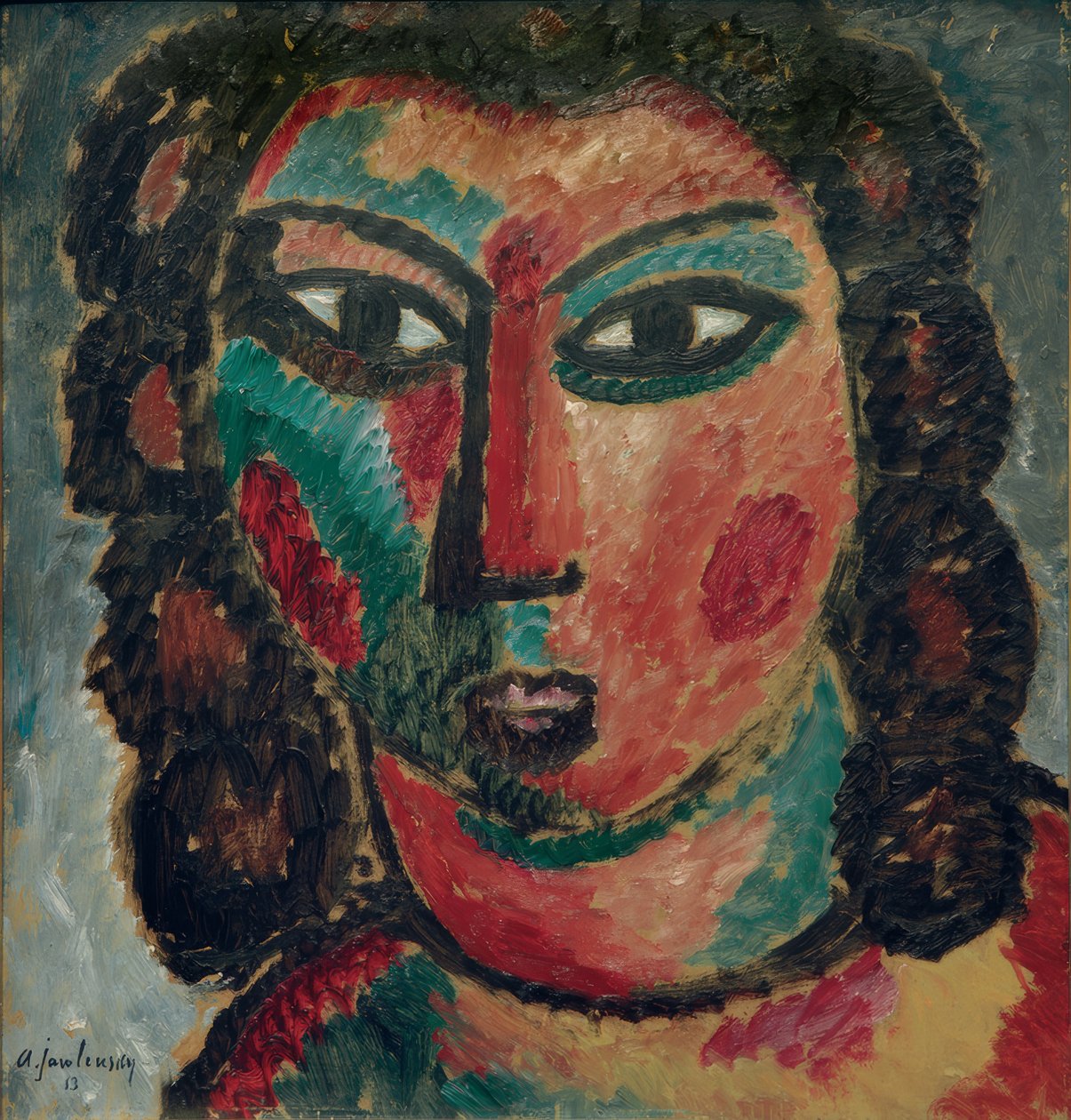 Brune krøller av Alexej von Jawlensky