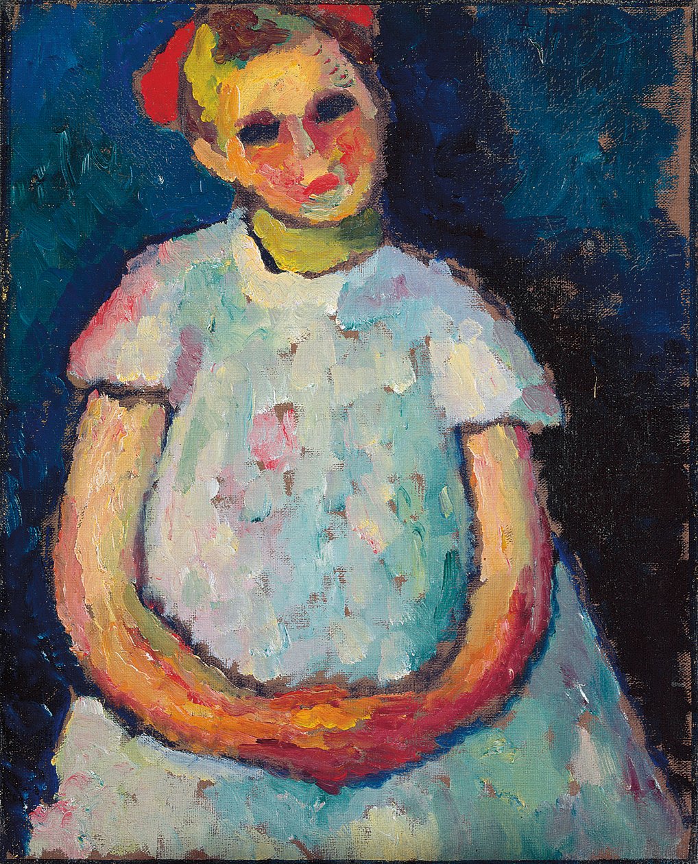 Barn med foldede hender, ca. 1909 av Alexej von Jawlensky