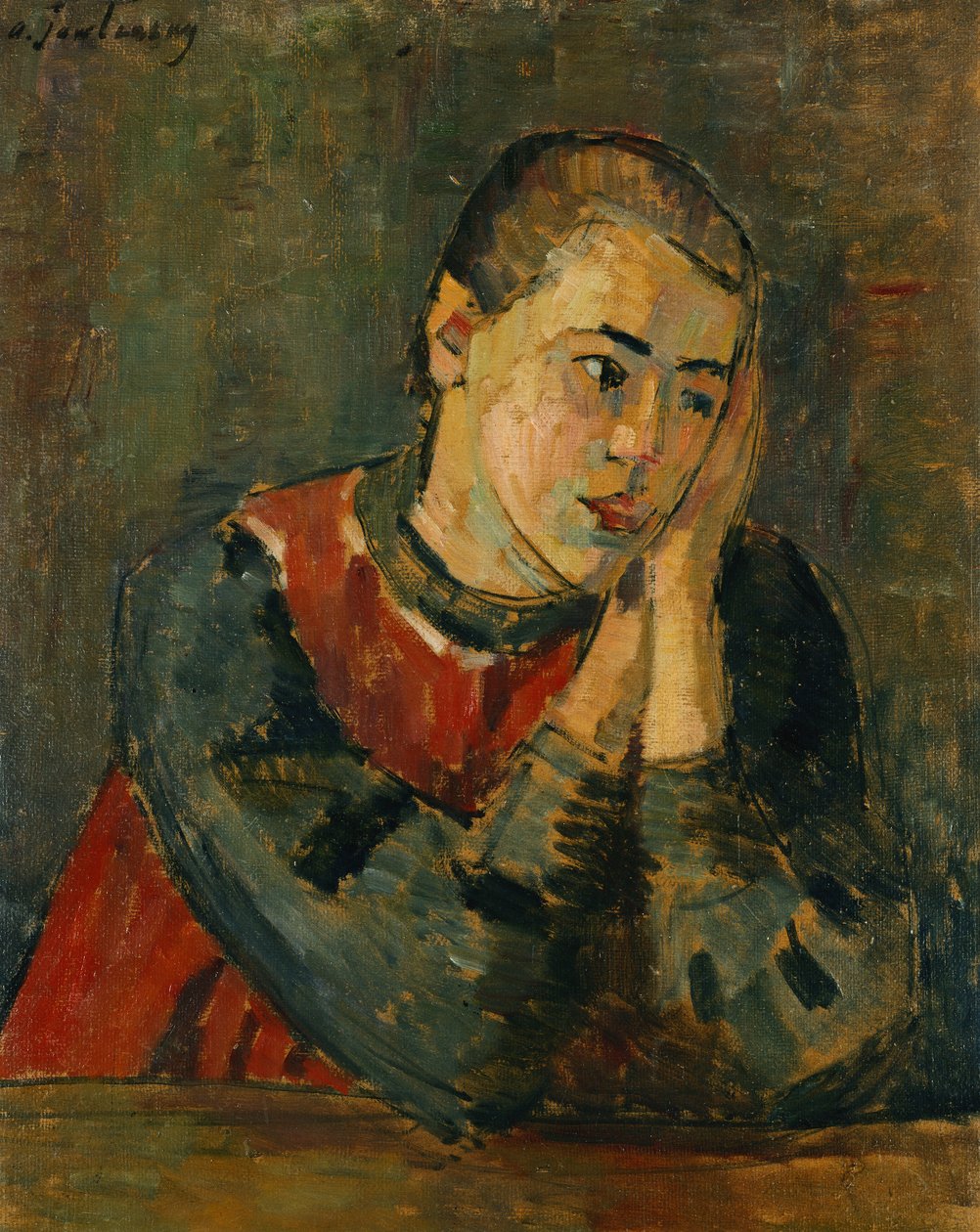 Barn med trimmet hode; Barn med avskåret hode, 1906 av Alexej von Jawlensky