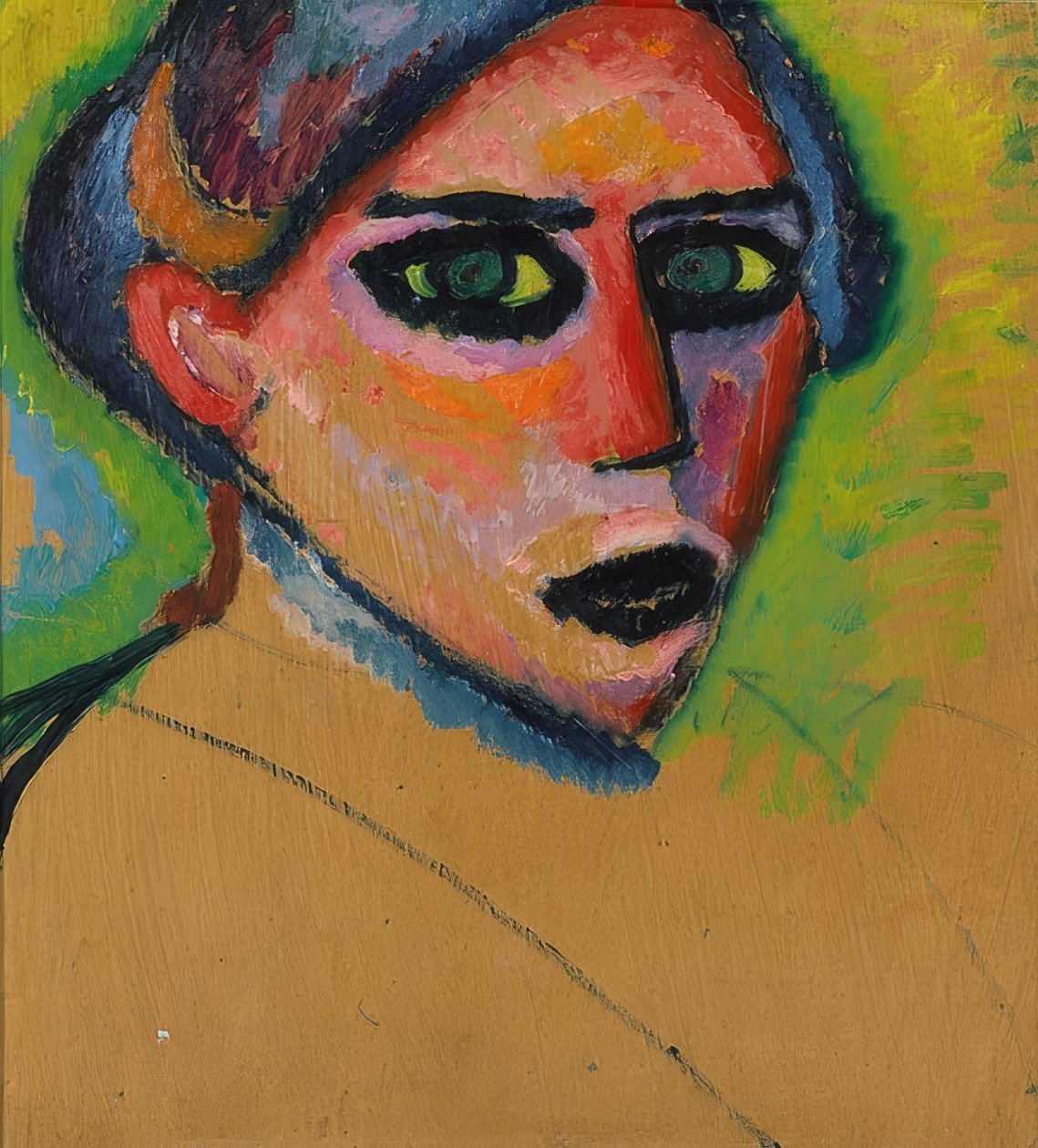 Kvinne ansikt. 1911 av Alexej von Jawlensky