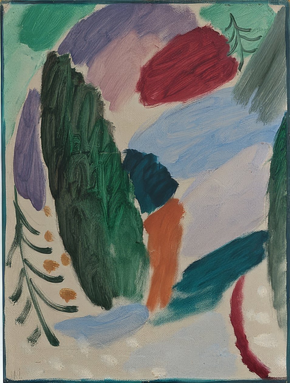 Frostiger Tag. 1915 av Alexej von Jawlensky