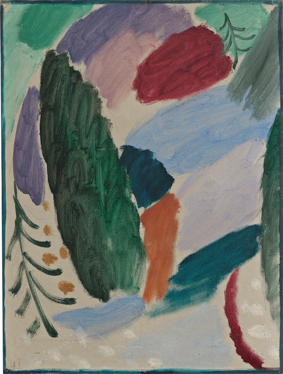Frosty Day, 1915 av Alexej von Jawlensky