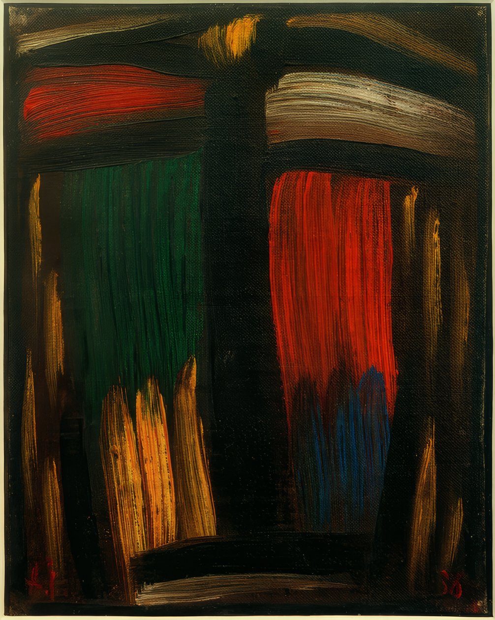Flott meditasjon: glør av Alexej von Jawlensky