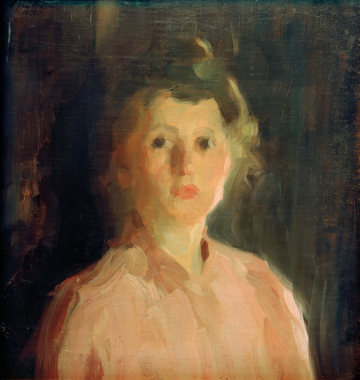 Helene på femten år av Alexej von Jawlensky