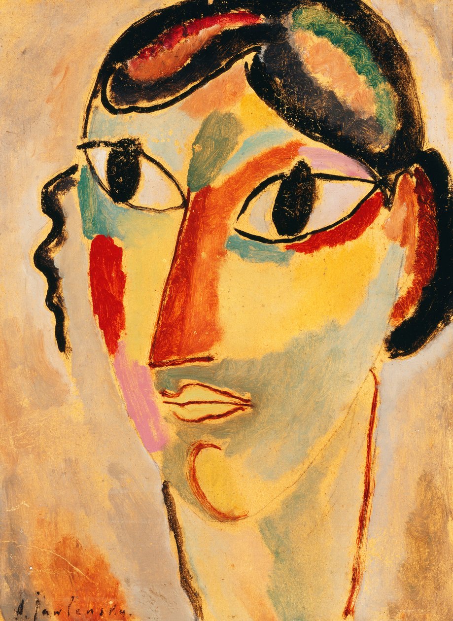 Italiensk jente, 1918 av Alexej von Jawlensky