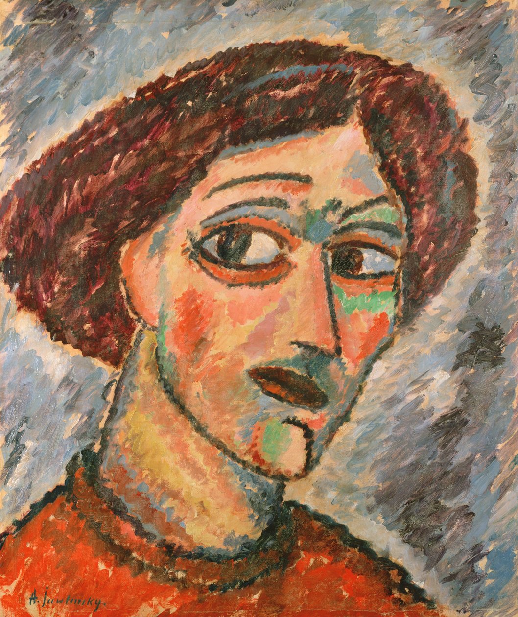Kind Head, ca. 1913 av Alexej von Jawlensky
