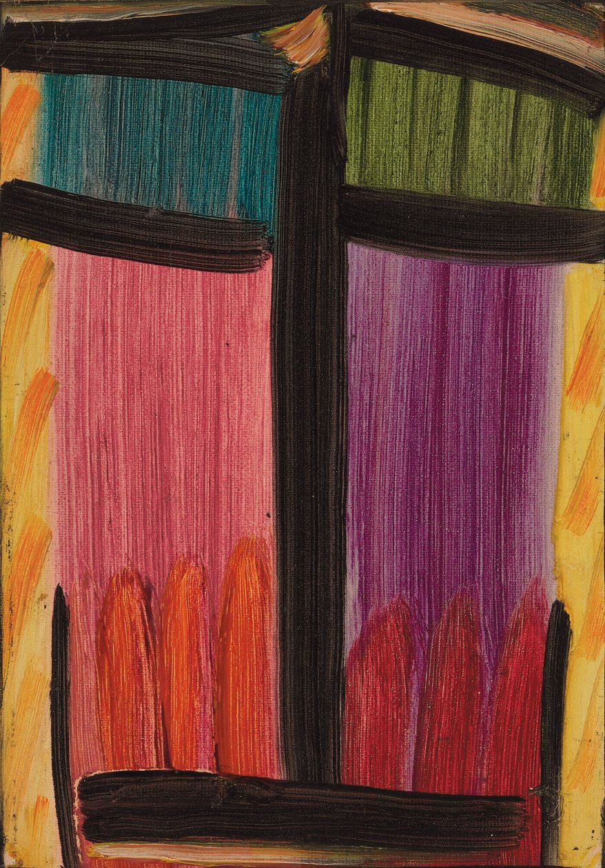 Stor meditasjon: Høst; Grosse Meditation: Herbstreife, 1936 av Alexej von Jawlensky