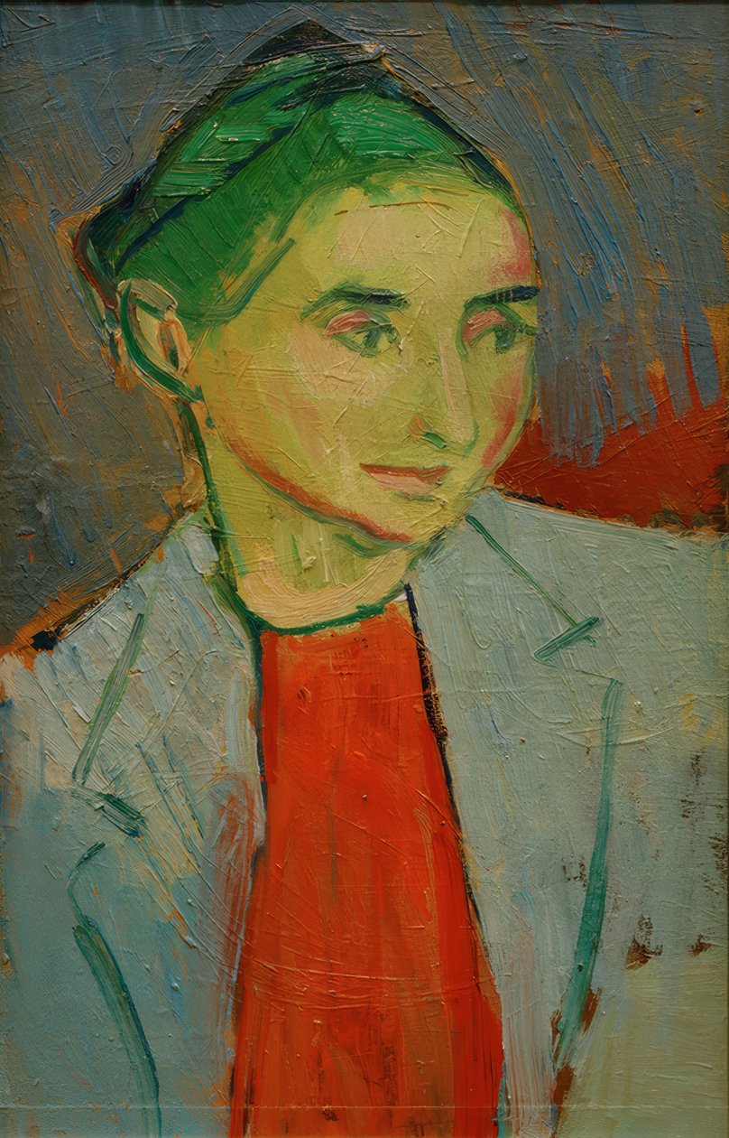Latvisk jente av Alexej von Jawlensky
